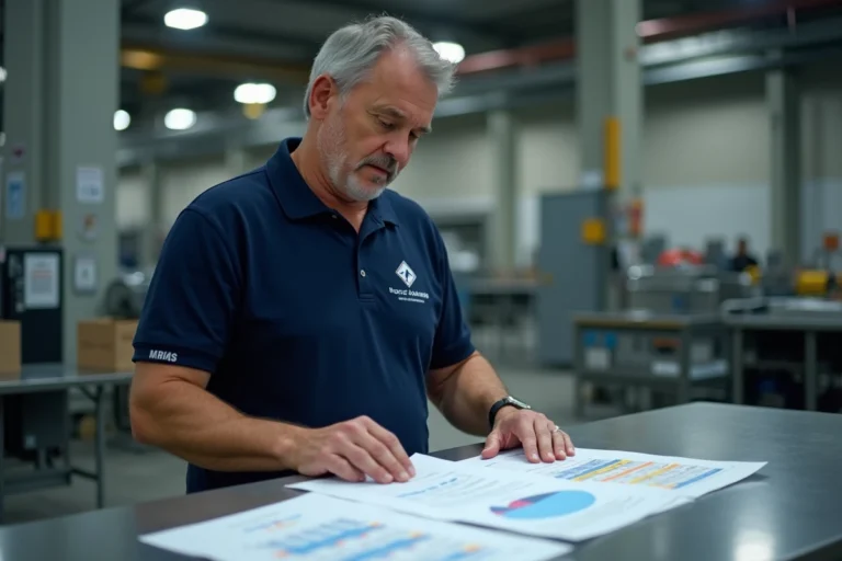 Agent de maîtrise en atelier industriel consultant la grille indiciaire 2026 sur documents imprimés